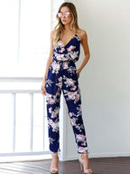 Stunncal V Neck Sling Jumpsuit