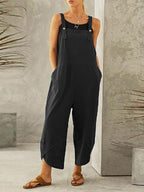 Stunncal Solid Color Casual Nine-point Back Pants (8 Color)