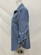 Stunncal Loose Long-Sleeved Casual Blouse (8 colors)
