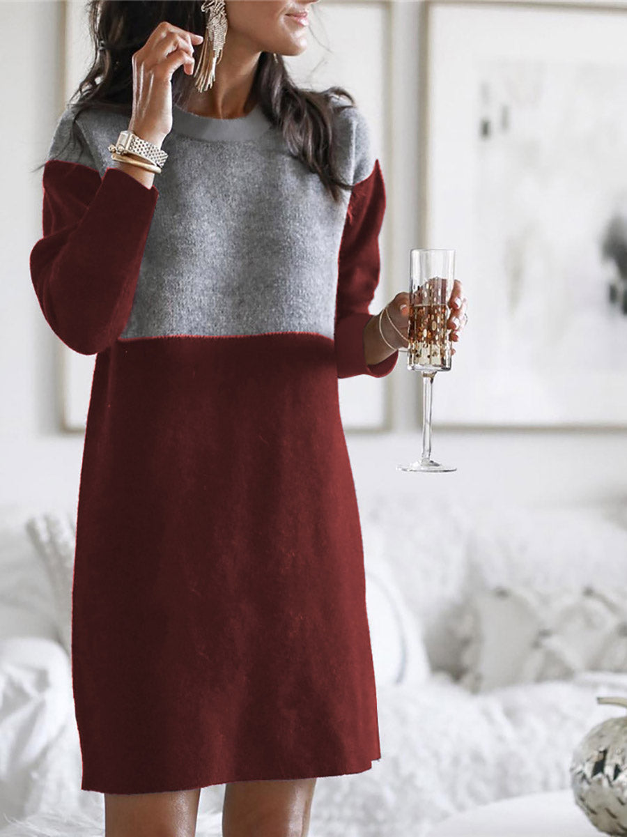 Stunncal O Neck Casual Dress (5 colors)