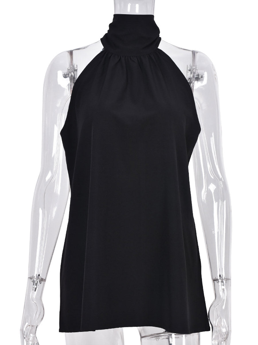 Stunncal Loose Strapless Hanging Neck Sexy Tops