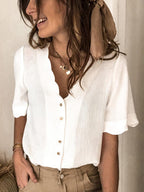 Stunncal Button Short Sleeve Shirt