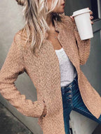 Stunncal Retro Pocketed Heather Coat