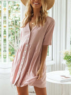 Stunncal Button Dress
