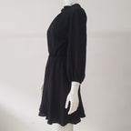 Stunncal Long Sleeve Pleated Midi Dress
