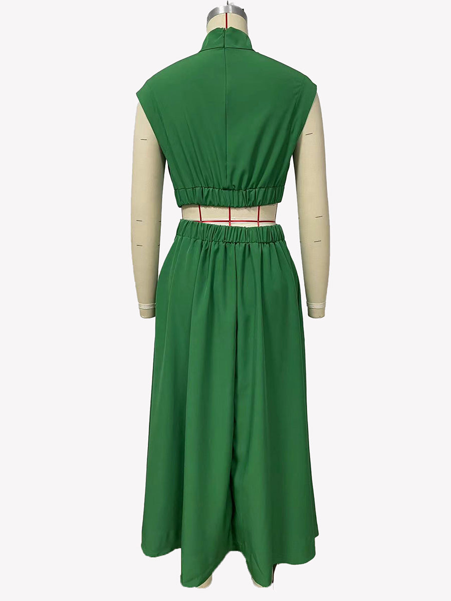 Stunncal Macaron Color Waistless Dress