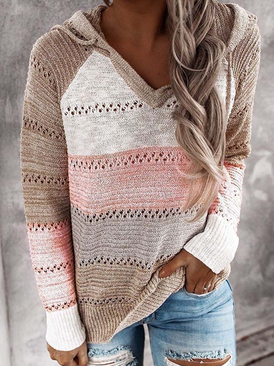 Stunncal Hollow Out Knitted Tops