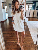 Stunncal Drawstring Daily Dress