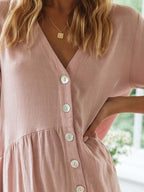Stunncal Button Dress