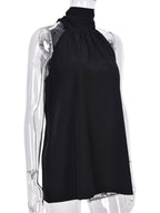 Stunncal Loose Strapless Hanging Neck Sexy Tops