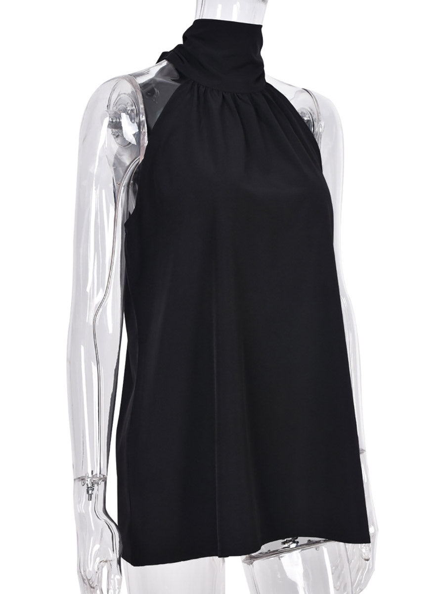 Stunncal Loose Strapless Hanging Neck Sexy Tops