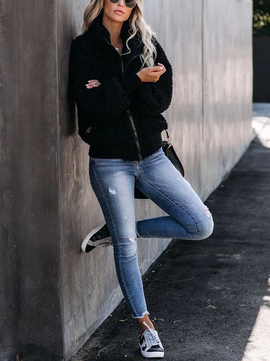 Stunncal Furry Pocket Coat