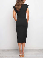 Stunncal Twist Knot Midi Dress