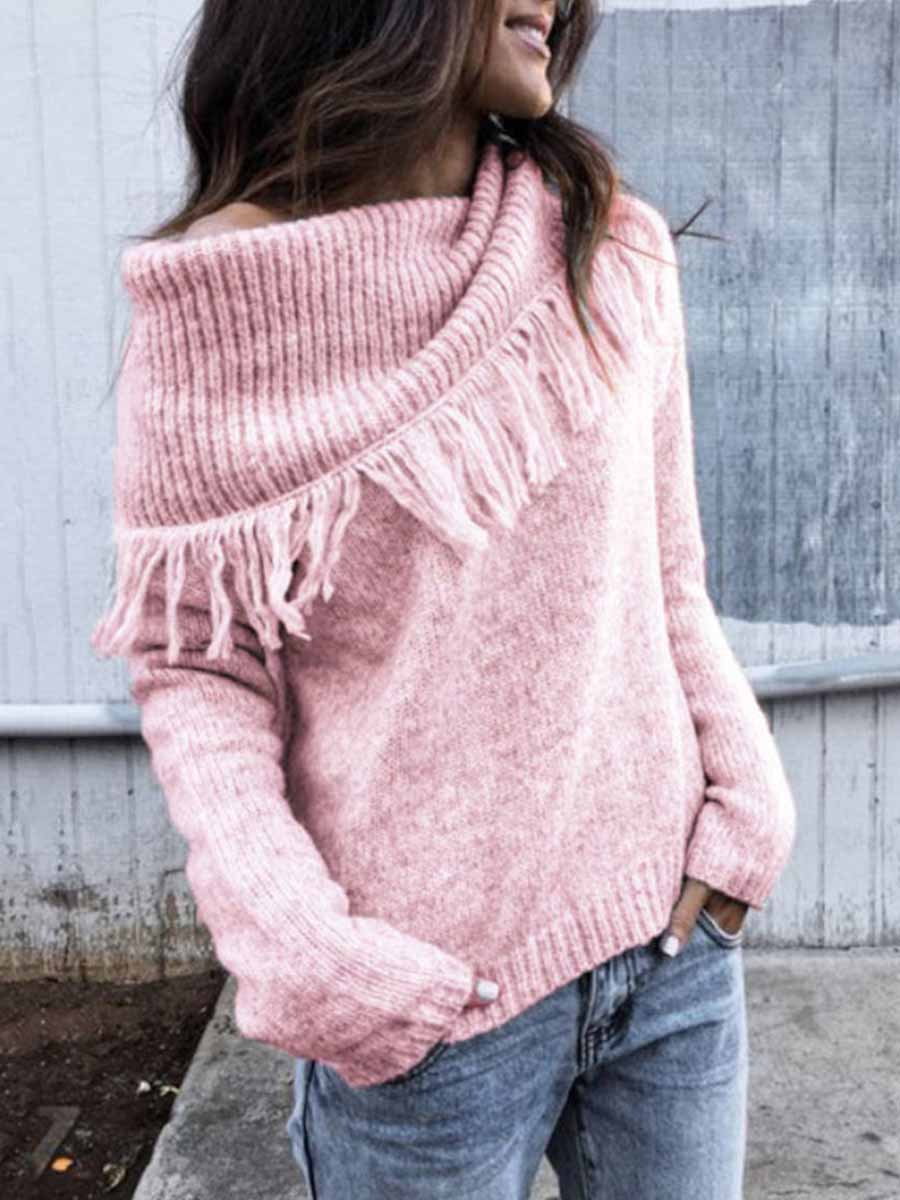 Stunncal Shawl Collar Sweater