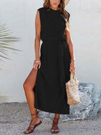 Stunncal Knitted Split Dress