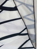 Stunncal V-Neck Print Pleated Sleeveless Dress