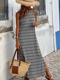Stunncal Sleeveless Split Dress(6 Colors)