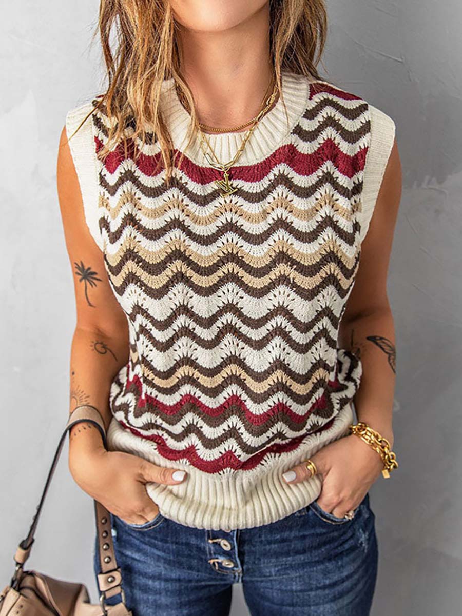 Stunncal Best Self Knit Tank