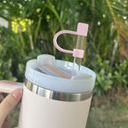 6-Pack Silicone Straw Covers Compatible