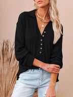 Stunncal Button Down Casual Top