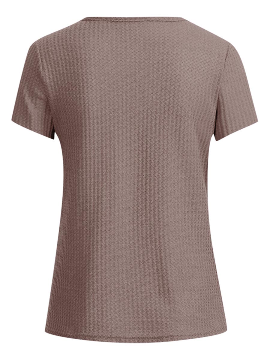 Stunncal V-Neck Solid Color T-Shirt (16 colors)
