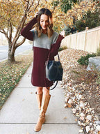 Stunncal O Neck Casual Dress (5 colors)