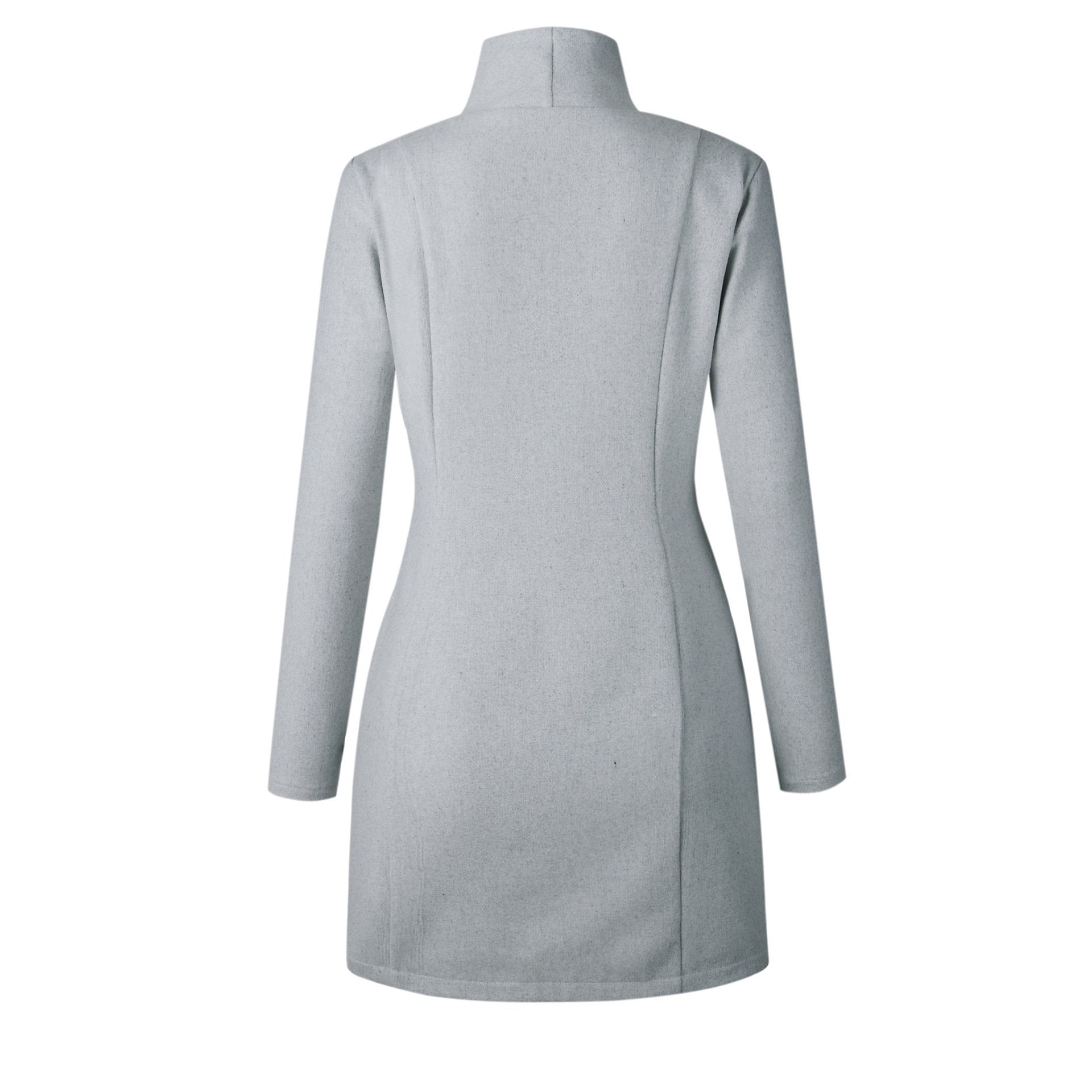 Stunncal Slim Zipper Coat