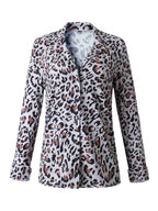 Stunncal Leopard Print Long Sleeve Shirt