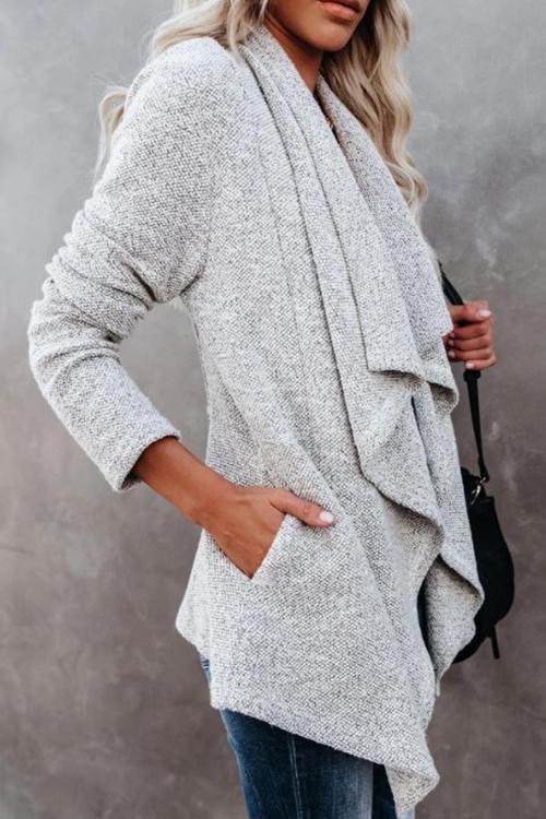 Stunncal Irregularity Lapel Collar Jackets