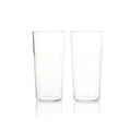 CLEAR DRINKING TUMBLERS 400ML- 2 PACK