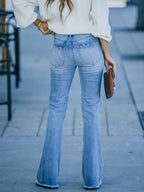 Stunncal Simple Slim Fit Denim Trousers