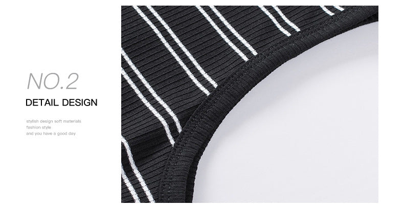 Stunncal Striped Round Neck Dress(8 Colors)