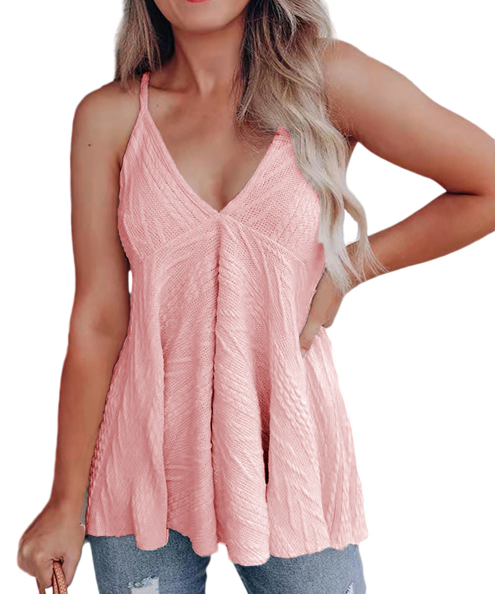 Stunncal V-Neck Casual Woolen T-Shirt(6 colors)