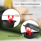 Red the Crab Silicone Utensil Rest