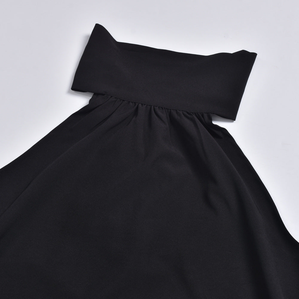 Stunncal Loose Strapless Hanging Neck Sexy Tops