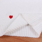 Stunncal Love Polka Dot V-Neck Sweater