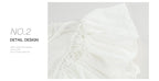 Stunncal Lace Ruffle Round Neck Top