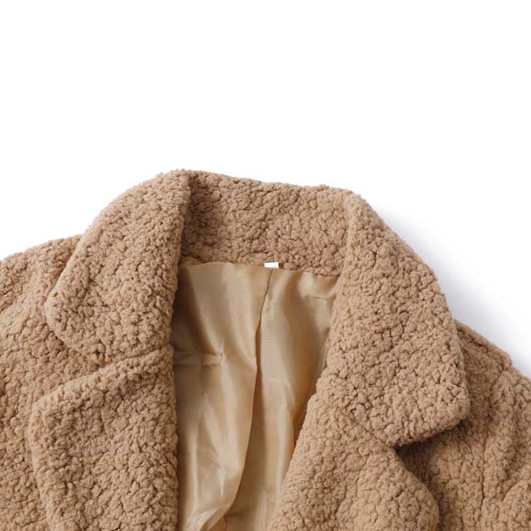 Stunncal Long-Sleeved Lapel Plush Jacket(7 colors)
