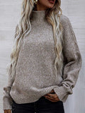 Stunncal Loose Round Neck Pullover Twist Sweater