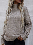 Stunncal Loose Round Neck Pullover Twist Sweater