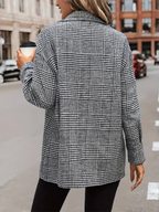 Stunncal Plaid Flap Pocket Jacket