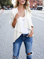 Stunncal Faux Buckskin Velvet Casual Jacket