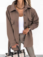 Stunncal Temperament Lapel Tweed Jacket