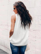 Stunncal  Polka Dot Sleeveless Vest