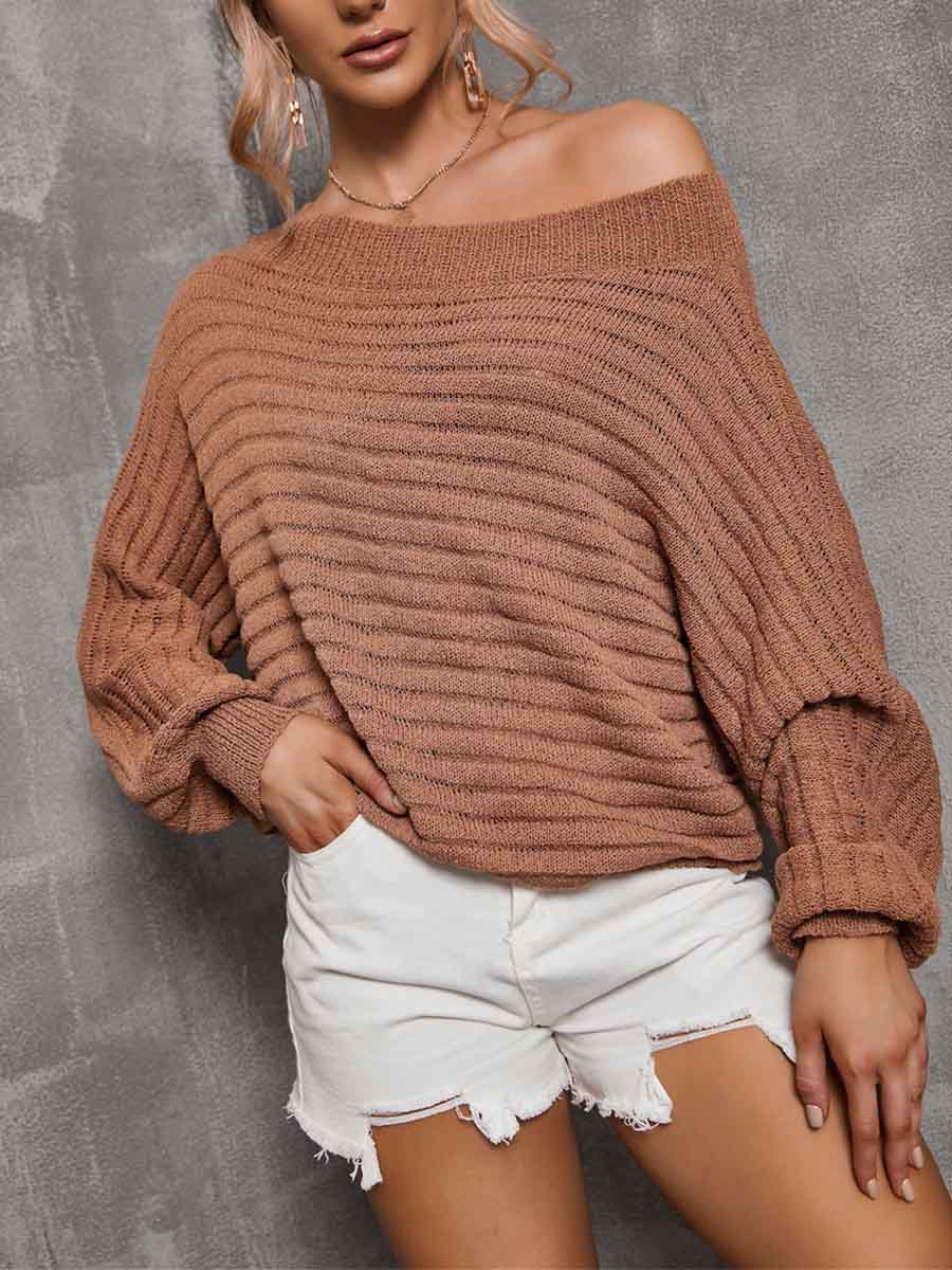 Stunncal Fashion Off-shoulder Sweater
