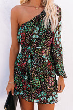 Stunncal Fun In The Sun Floral One Shoulder Dress